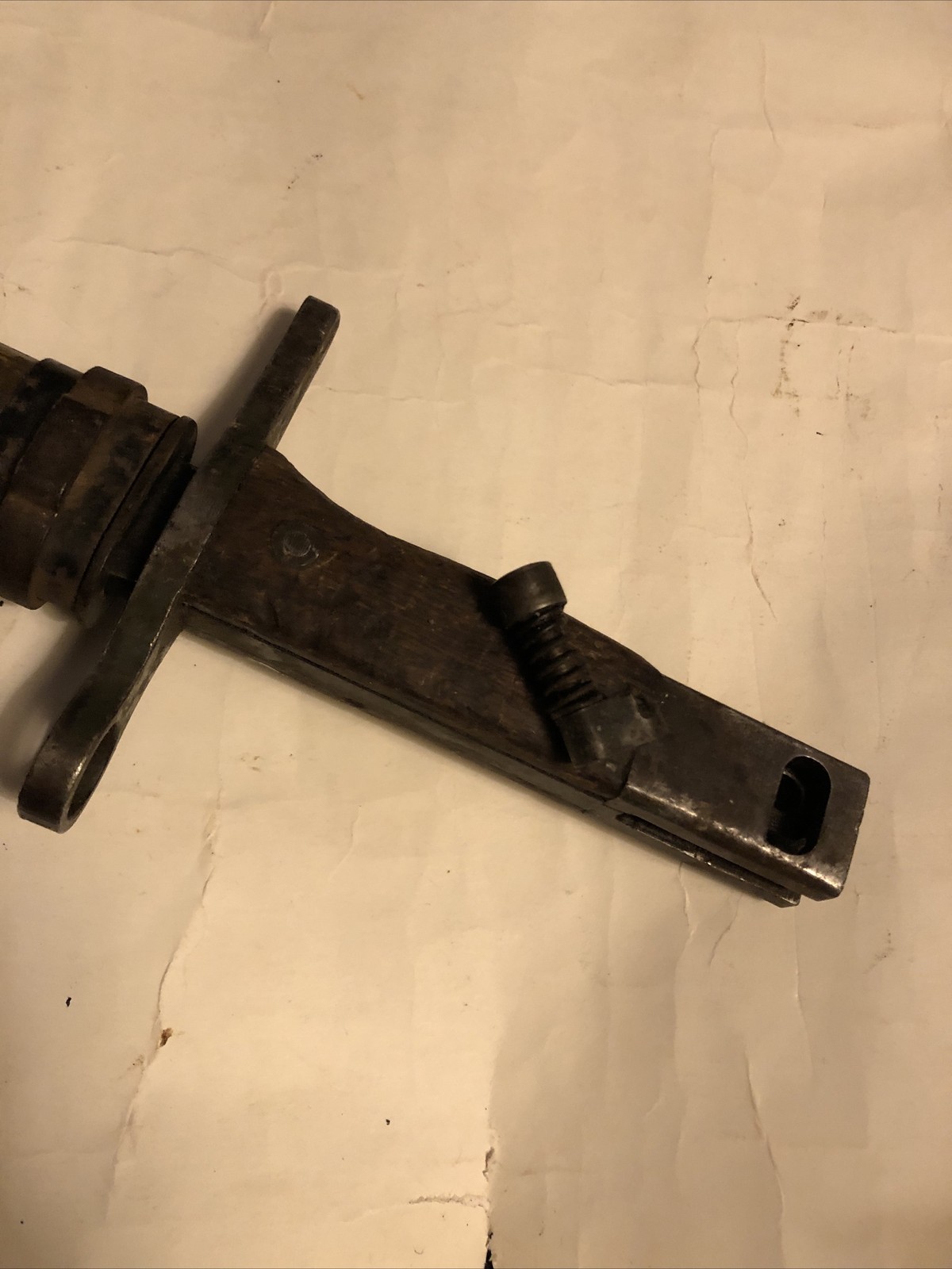 WW2 Japanese bayonet CATCH & Button Toyoda Jidoshoki SEISAKUSHO WWII Japan Part