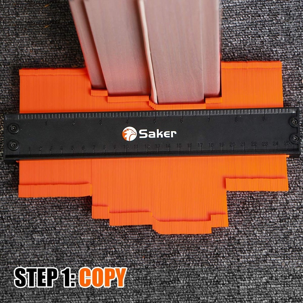 Durable ABS Plastic Contour Gauge: Precise Shape Duplication for Handyman Use