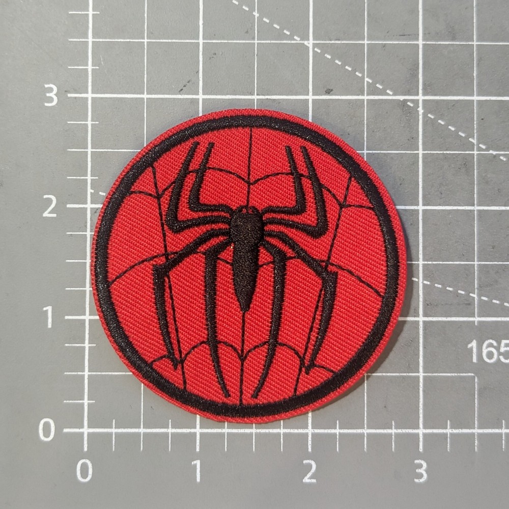 Spiderman Patch Marvel Comic Spiderverse Superhero Embroidered Iron On Patch 3"