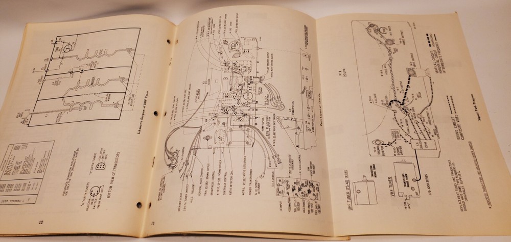 ZENITH 1968 Transistor TV Chassis 1Y21B55