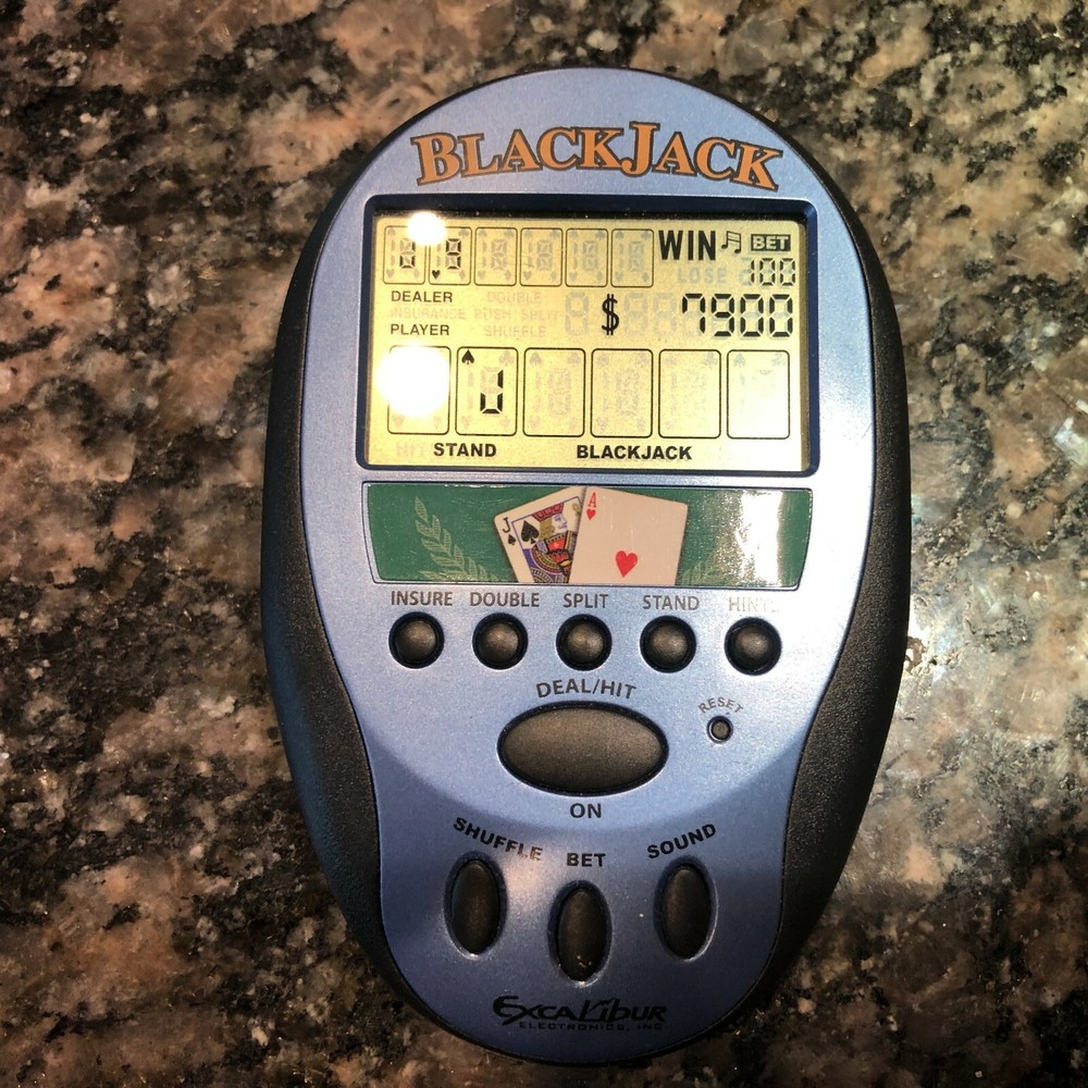 Excalibur BlackJack  Model 473 Handheld Digital Game