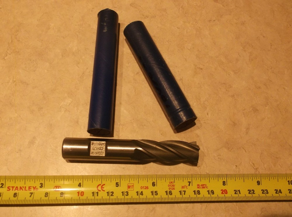 PUTNAM 5/8" 4F SQUARE END HSS ENDMILL