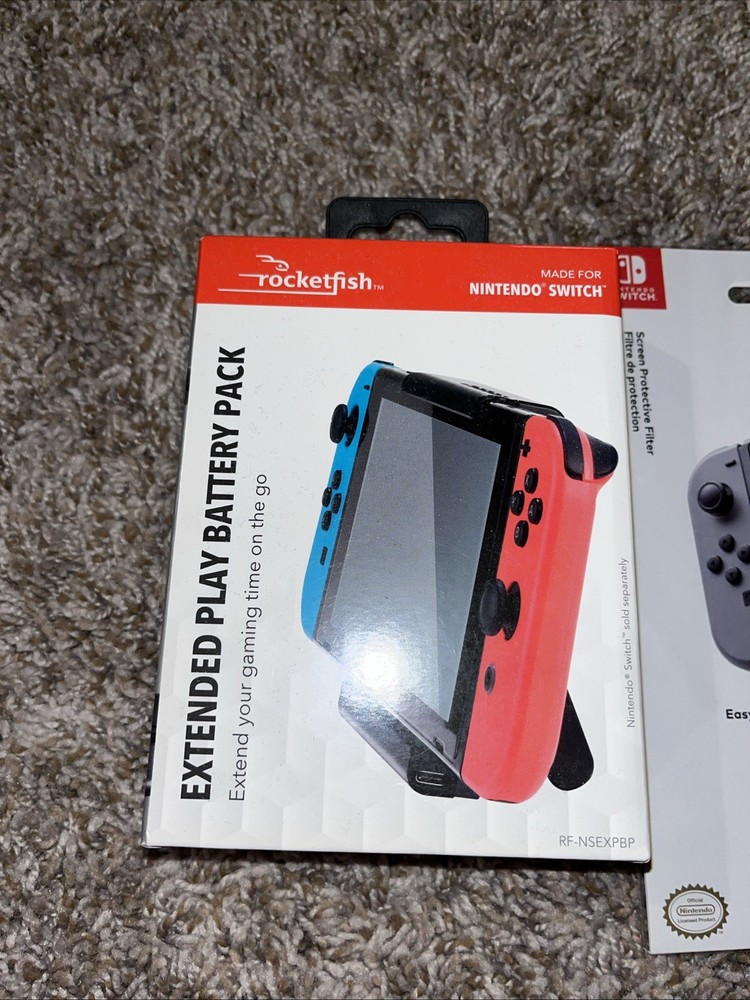 New Rocketfish Extended Play Battery Pack (Nintendo Switch) Screen Protector