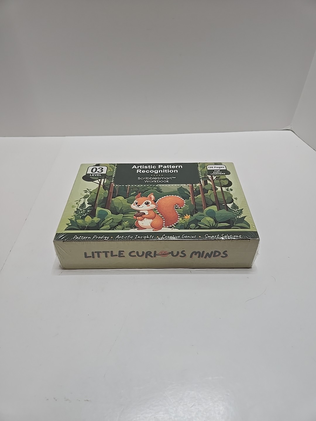 Little Curious Minds ScribbleSmart Workbook Level 3 Artistic Pattern Recognition