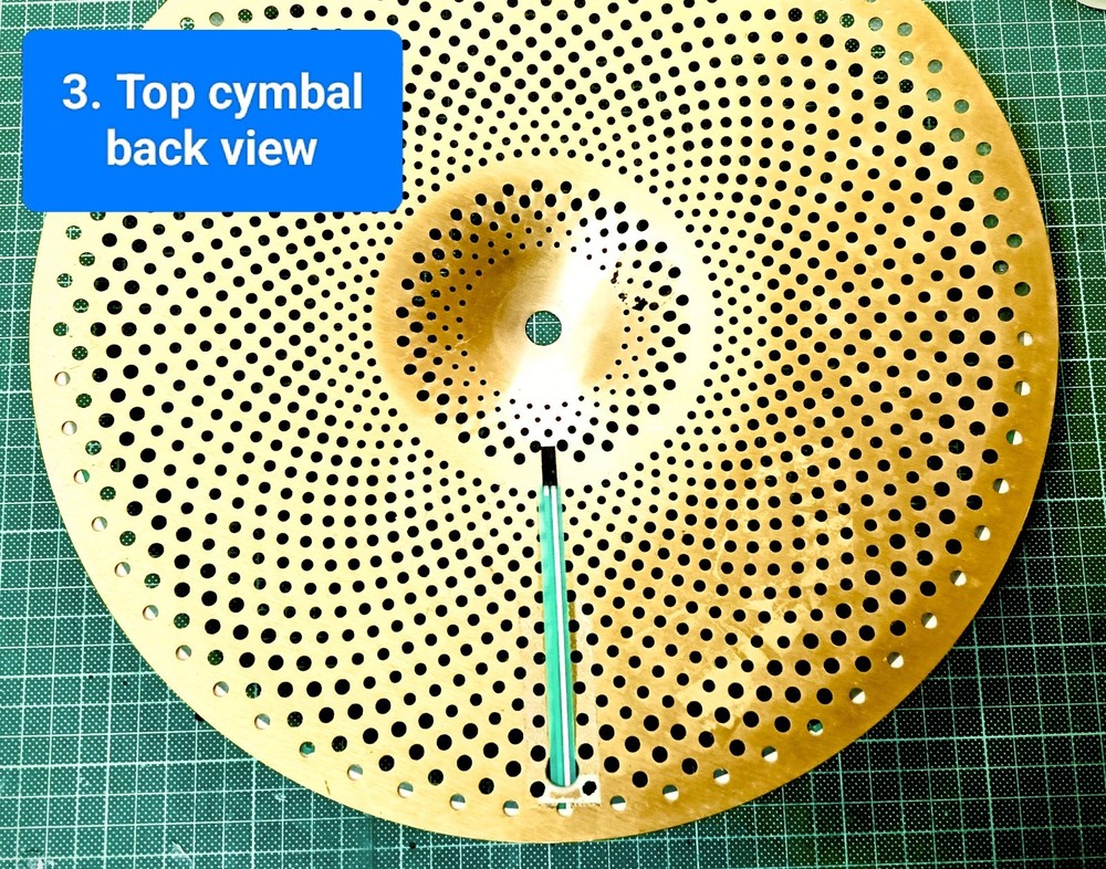 Goedrum 2-Piece Hi-Hat DIY Package With bottom cup