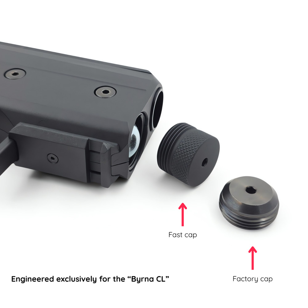 Co2 Cartridge Quick Release Fast Cap Adapter - Compatible with BYRNA CL Compact