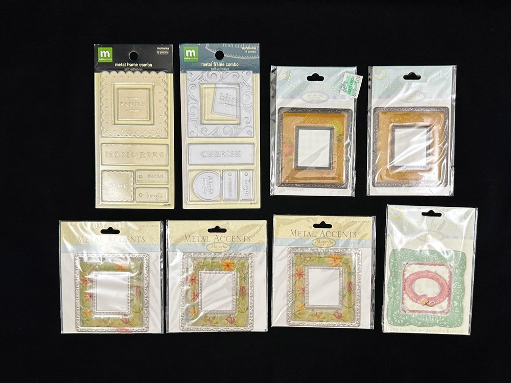 Scrapbooking Frames Embellishment Lot