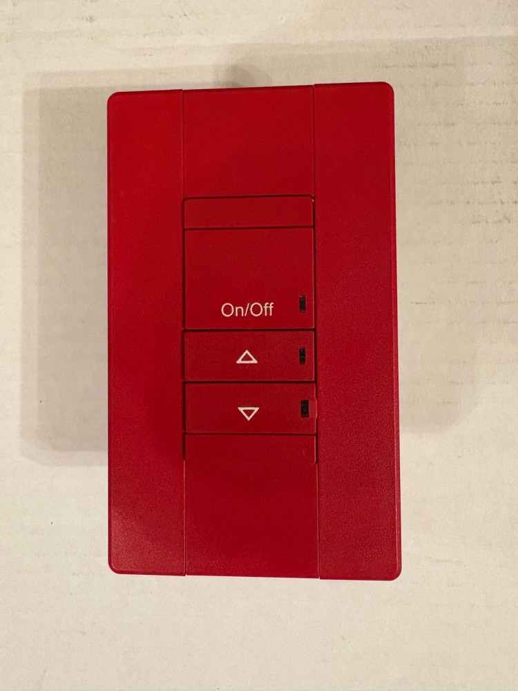 Acuity Controls NPODMA DX RD Wall Dimming On/Off + Raise/ Lower Control RED