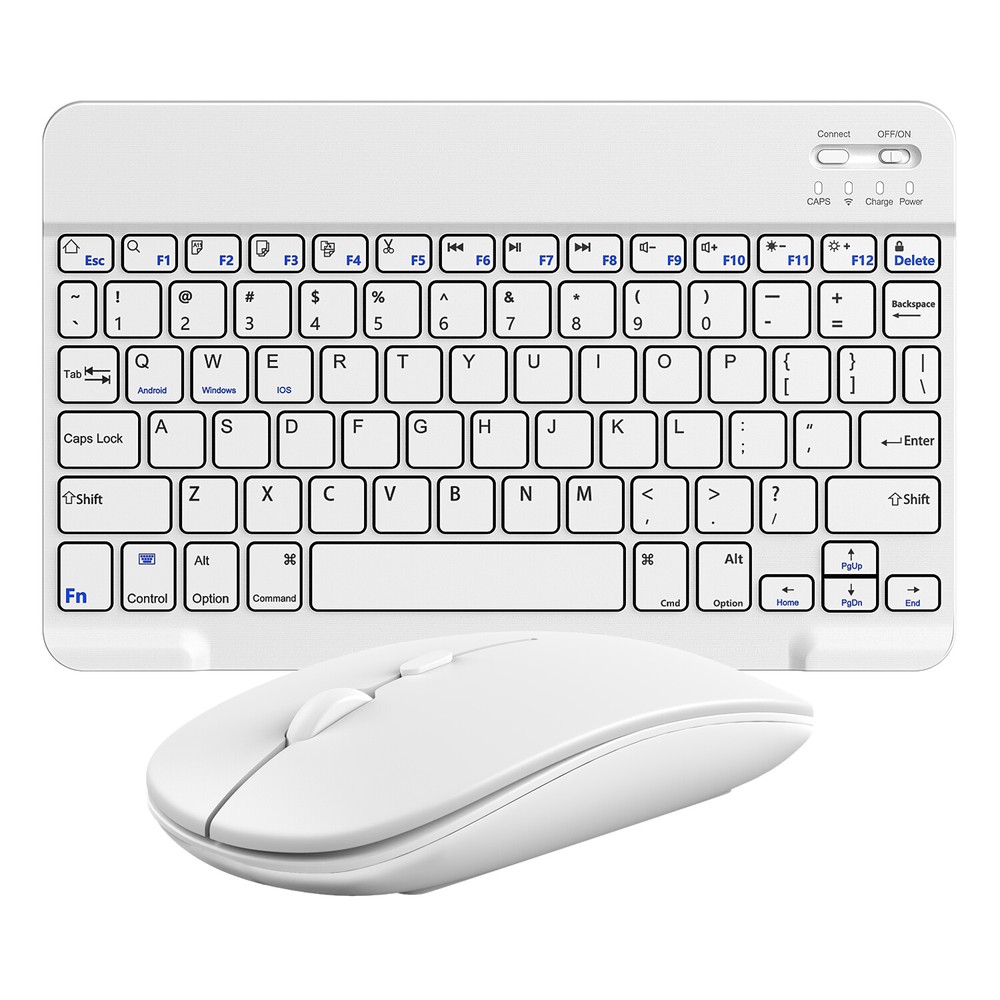 Lightweight ，Rechargeable & Portable Wireless Keyboard and Mouse for iPad & Mac