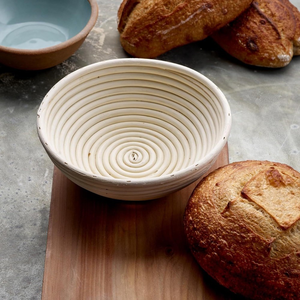 Bread Prep Basket Kit,Basket Setof2,9-Inch Prep Basket,Artisan Yeast Breadmaking