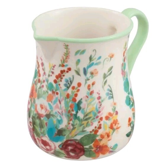 Pioneer Woman ~ PAINTED MEADOW ~ Stoneware ~ Utensil Holder ~ 7.5" x 5.5" x 6.5"