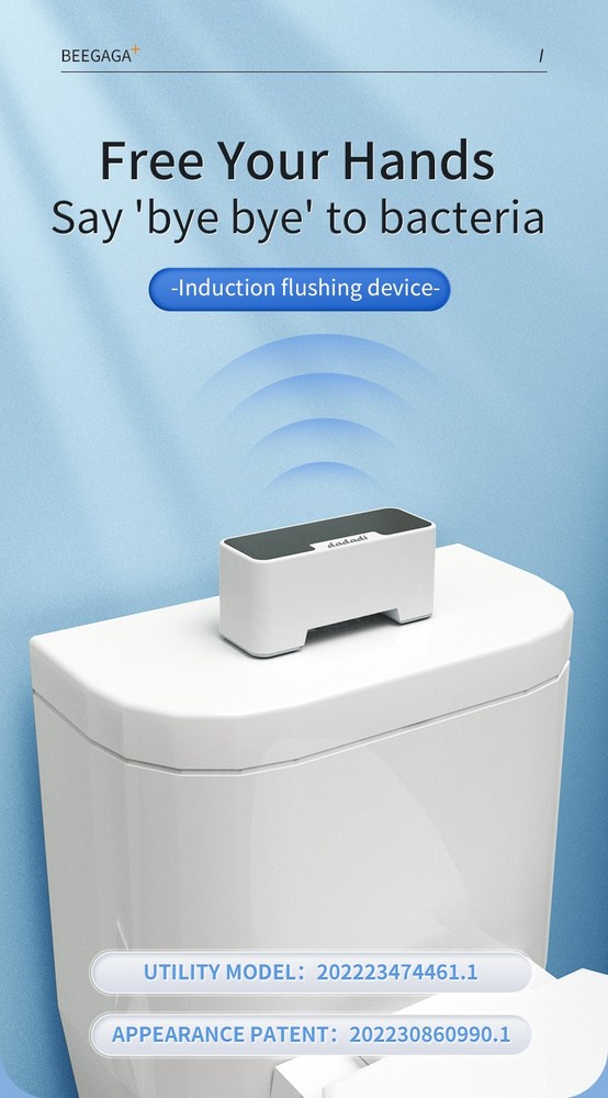 Touchless Intelligent Toilet Flush Sensor Automatic Bathroom Non-Contact Button