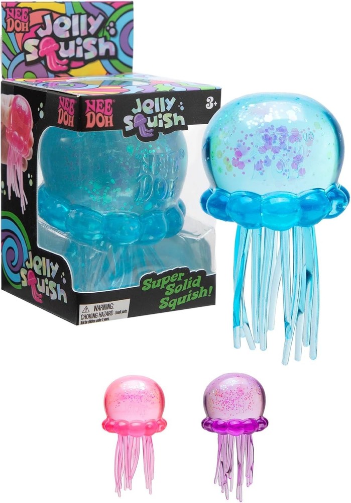 Schylling NeeDoh Jelly Squish LOT X5
