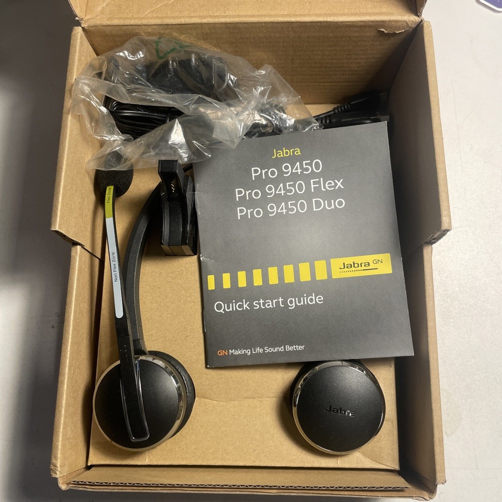 Jabra PRO 9450 Duo Black Headset