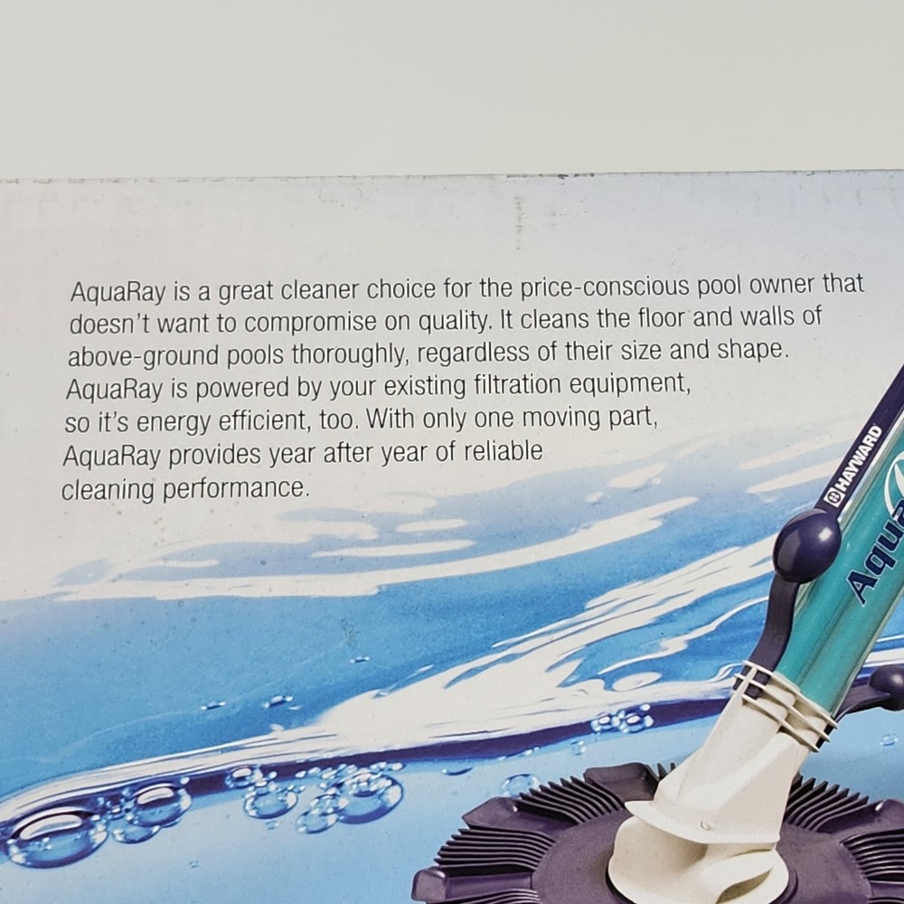 Hayward AquaRay Flapper Disc Pool Cleaner Above Ground Automatic Suction Vacuum
