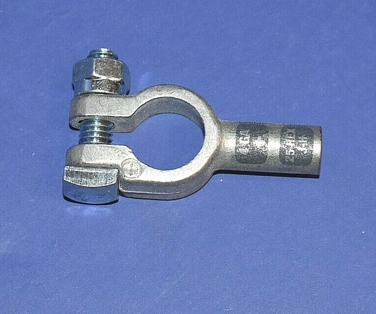 Top Post Battery Cable Copper Crimpable End Straight 4 Gauge Thru 4/0