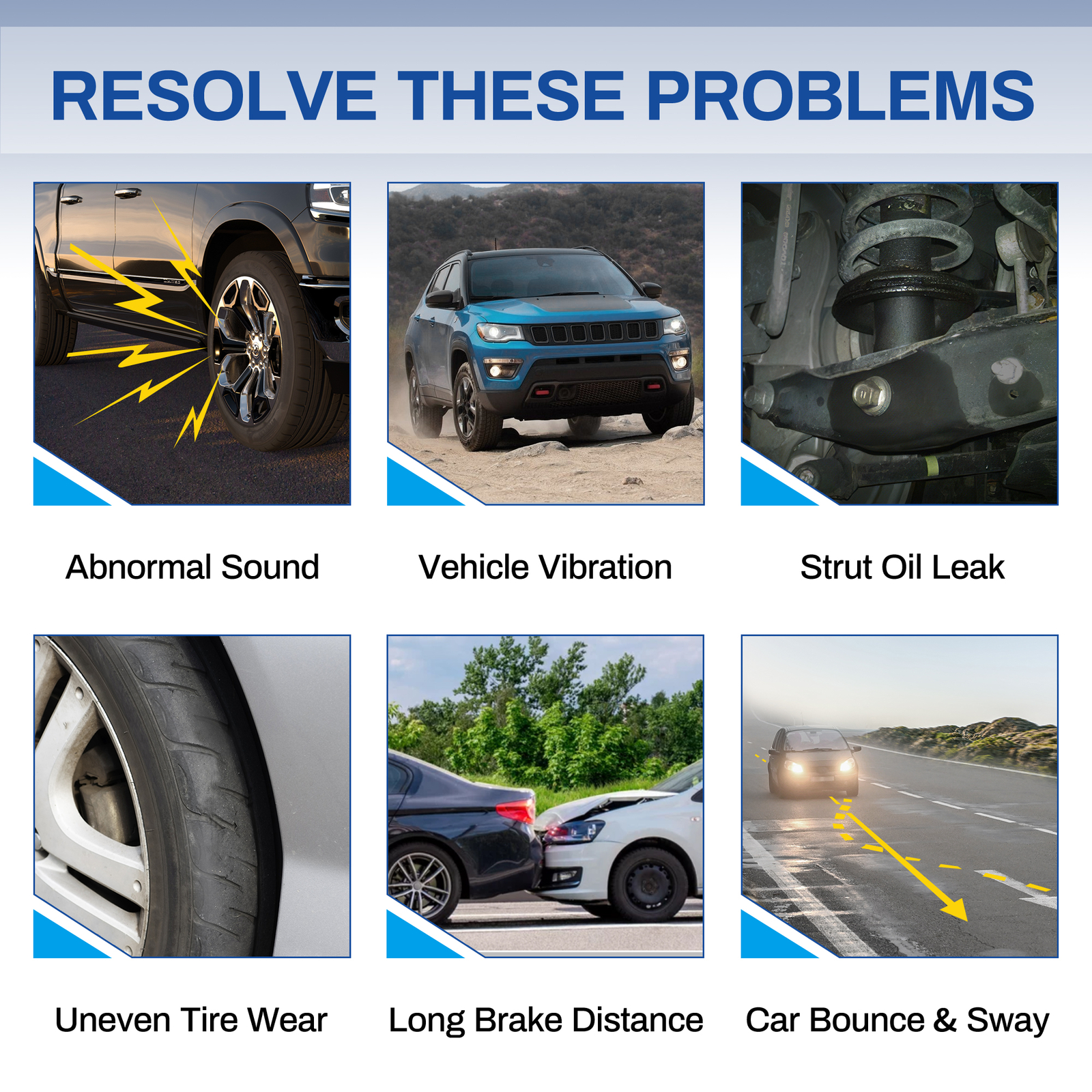 Set(4) Front Struts & Rear Shocks Assembly For 2007- 2011 Honda CRV CR-V 2.4L