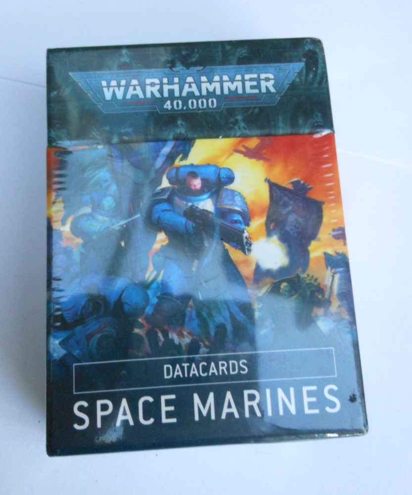 Data Cards Warhammer 40K Space Marines new sealed