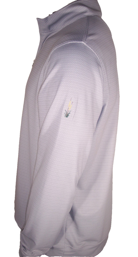 New Peter Millar Mens Large Grey  Stretch Pullover Commonwealth National