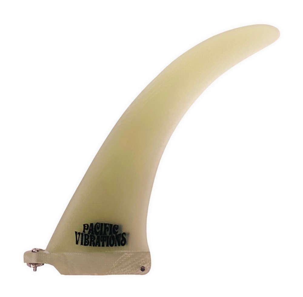 9.25” PACIFIC VIBRATIONS High Speed Flex Hull Longboard SURFBOARD fin Clear