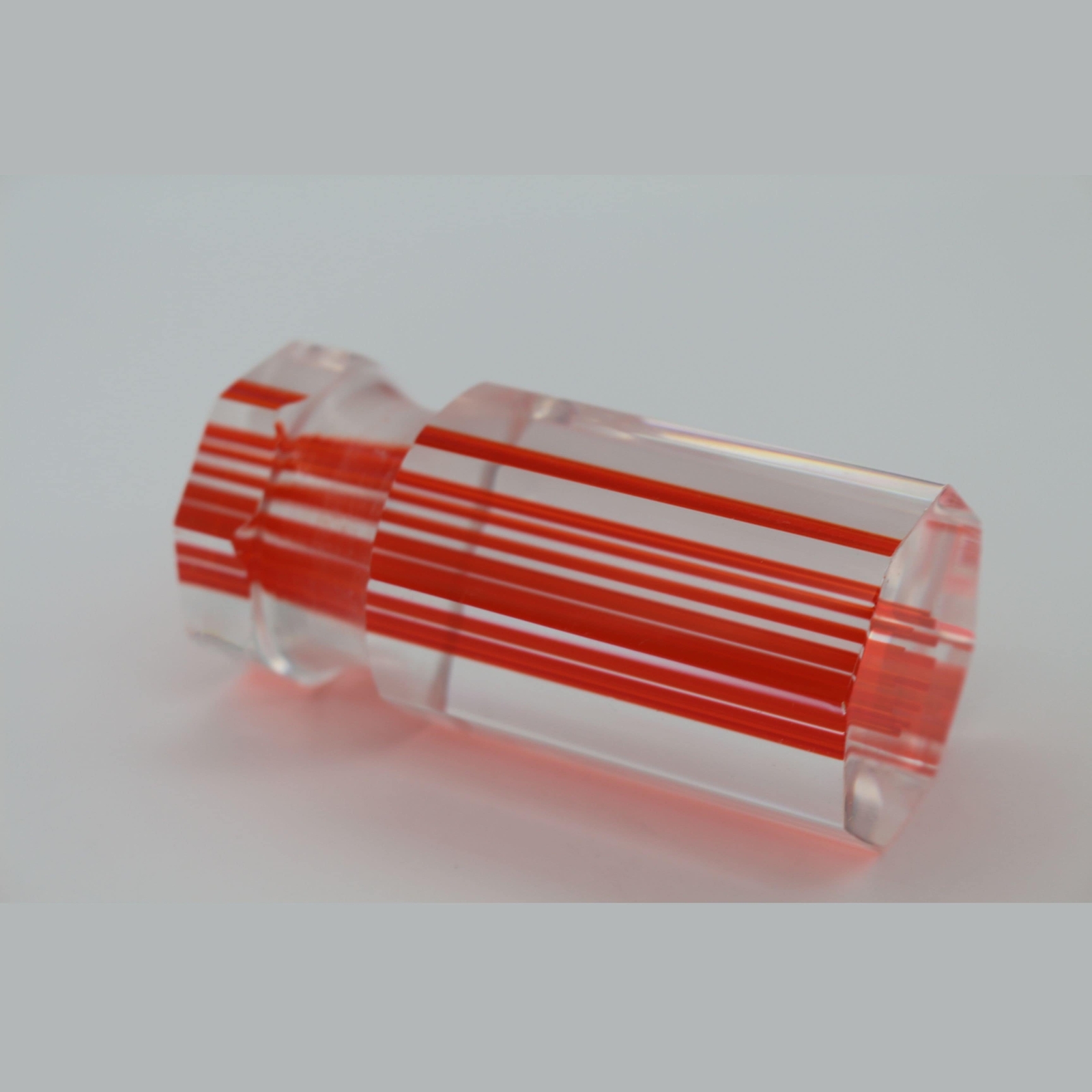 Roulette Marker Dolly Clear Acrylic w Red Prism NEW (rmr)
