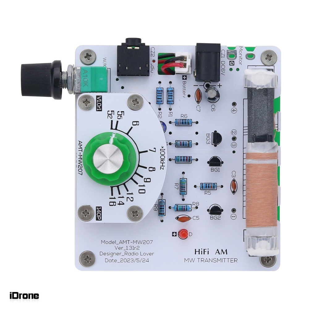 AMT-MW207 HiFi AM Transmitter MW Transmitter Finished DIY Circuit Board Radio