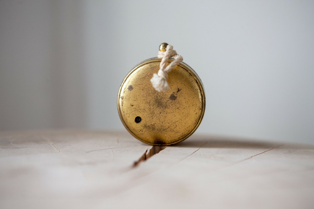 VICTORIAN POCKET ALTIMETER BAROMETER c.1880