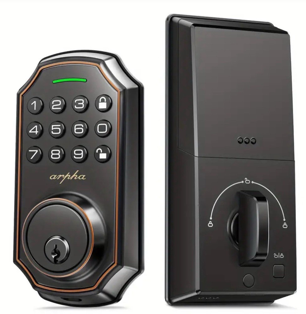 Arpha Smart Keyless Entry Door Lock - 100 Code Anti-Peek Combination
