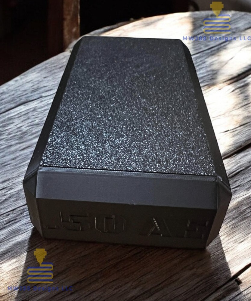 Sliding .50 AE Ammo Storage Box Case - 50rd Round - Multiple Colors Available!