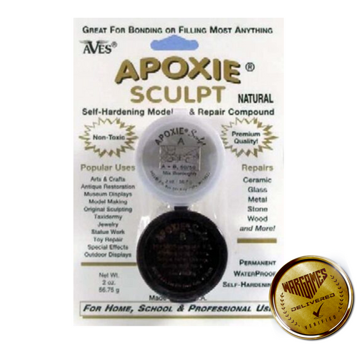 Apoxie Sculpt Natural 1/4 Lb Air Dry Modeling Compound Self Hardening Epoxy Clay