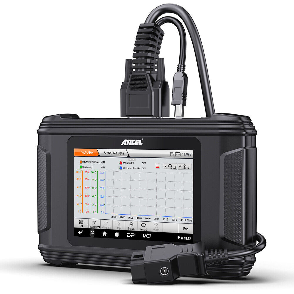 ANCEL MR500 Marine Diagnostic Tool Code Reader Scanner Active Test For Suzuki