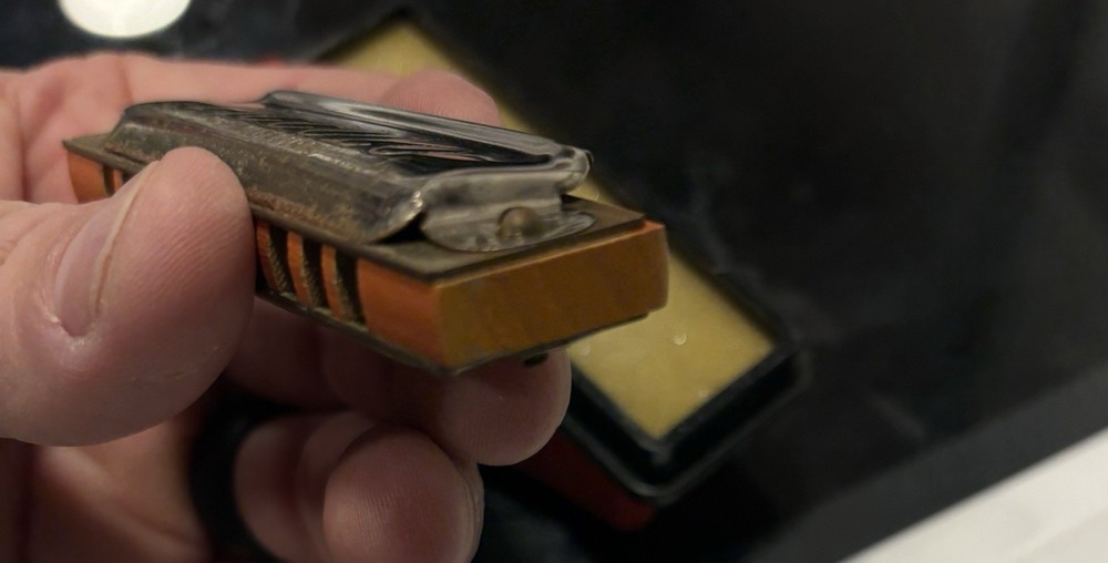 Hohner Piccolo Vintage Harmonica Made in Germany W/ Plastic Case (read)