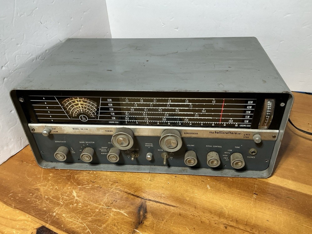 Hallicrafters Model SX-110 Shortwave Radio Receiver Tested Working All Original