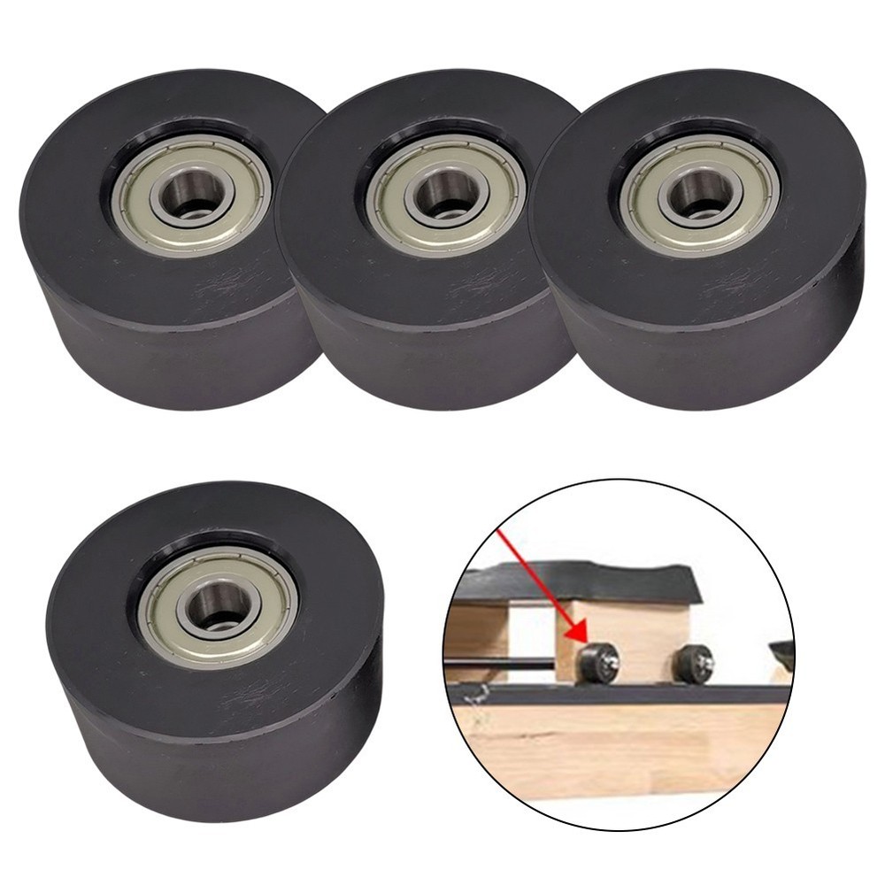 4pcs Rowing Machine Wheel Set Heavy Duty Design for Enhanced Stability