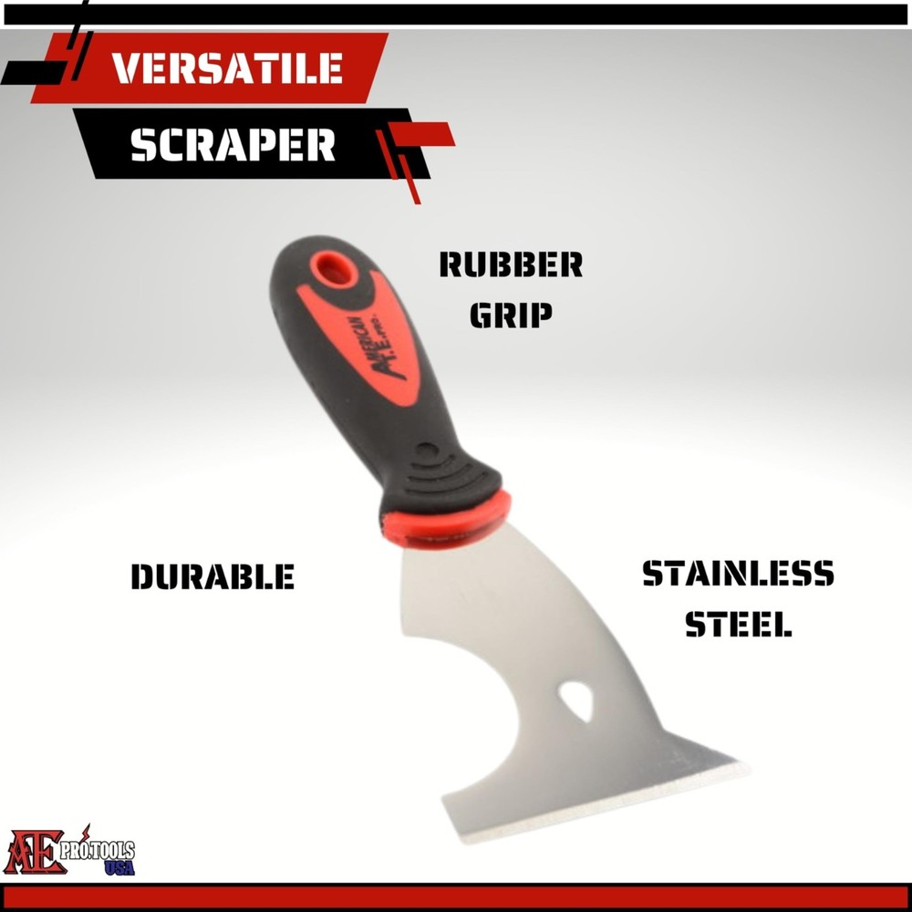 Razor Blade & Scraper Kit, Heavy Duty Scraper Tool + 100 Razor Blade Replacement