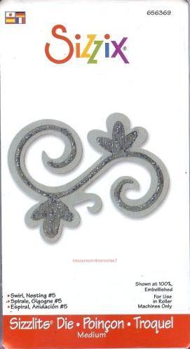 Sizzix Sizzlits SWIRL NESTING #5 656369 Beautiful