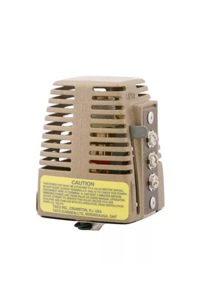 Taco Comfort Solutions Made Easy Boiler Replacement Power Head, Zone Valve READ