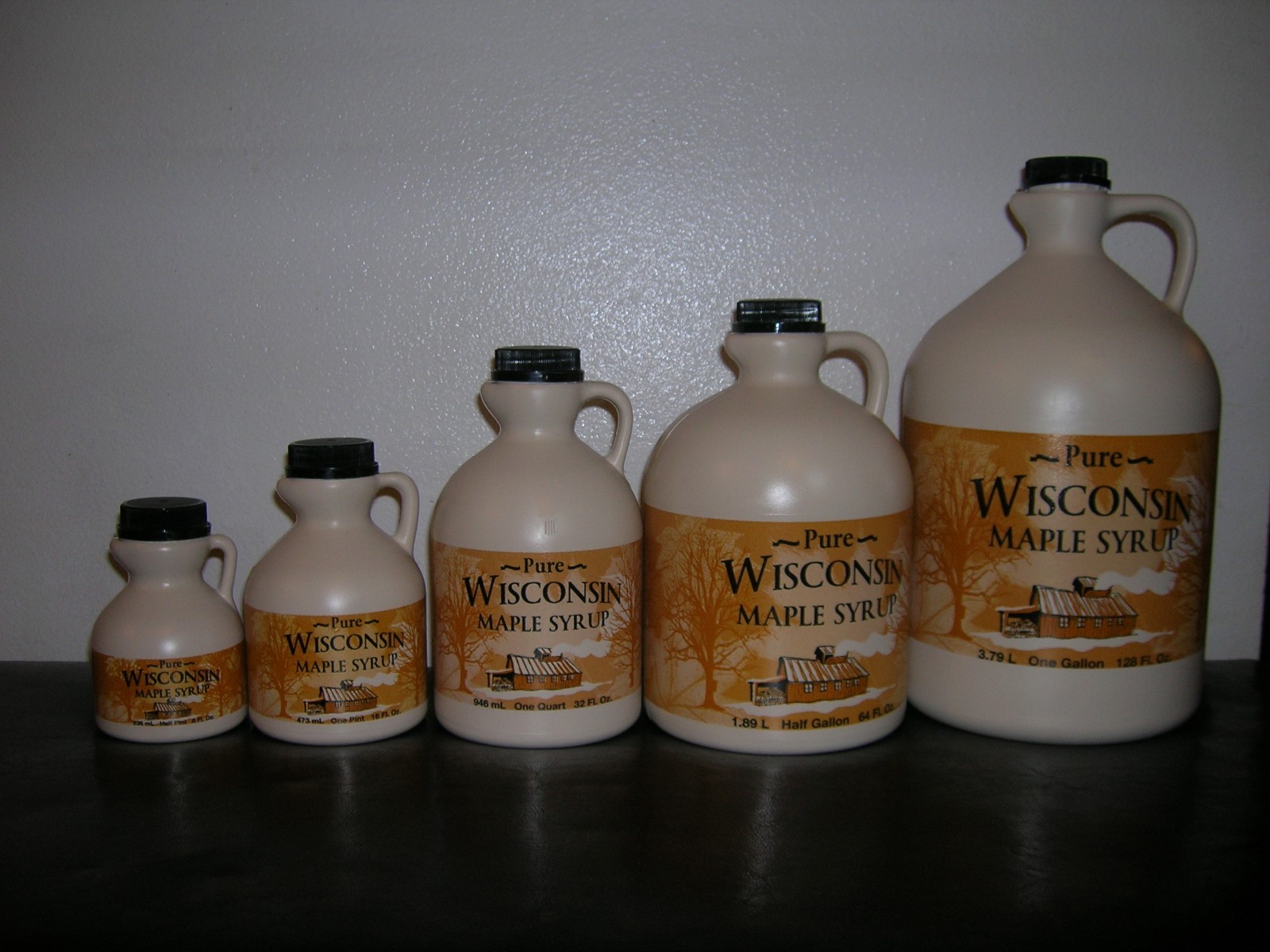 100% Pure Wisconsin Maple Syrup Grade A Medium Amber