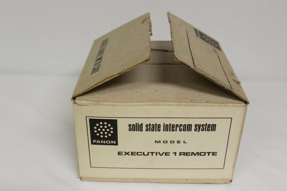 NOS NIB Fanon Courier Executive 1 Solid State Intercom Remote Station