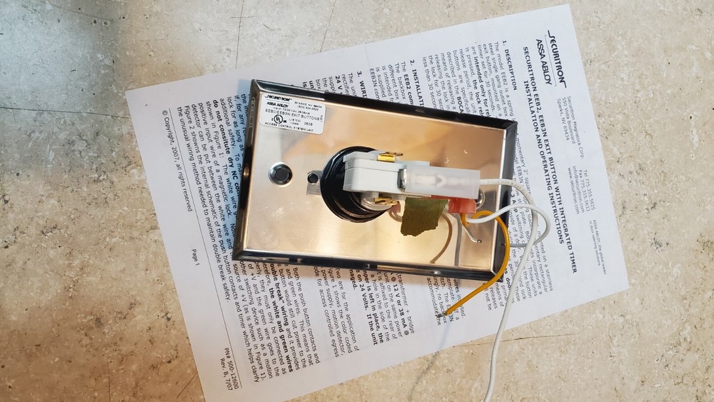 Complete Securitron ASSA ABLOY - Security Door Setup.