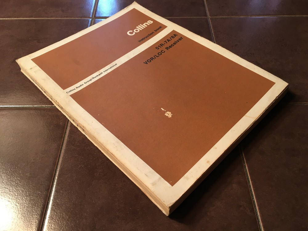 Collins 51R-7A, 51R-8A Install & Service manual