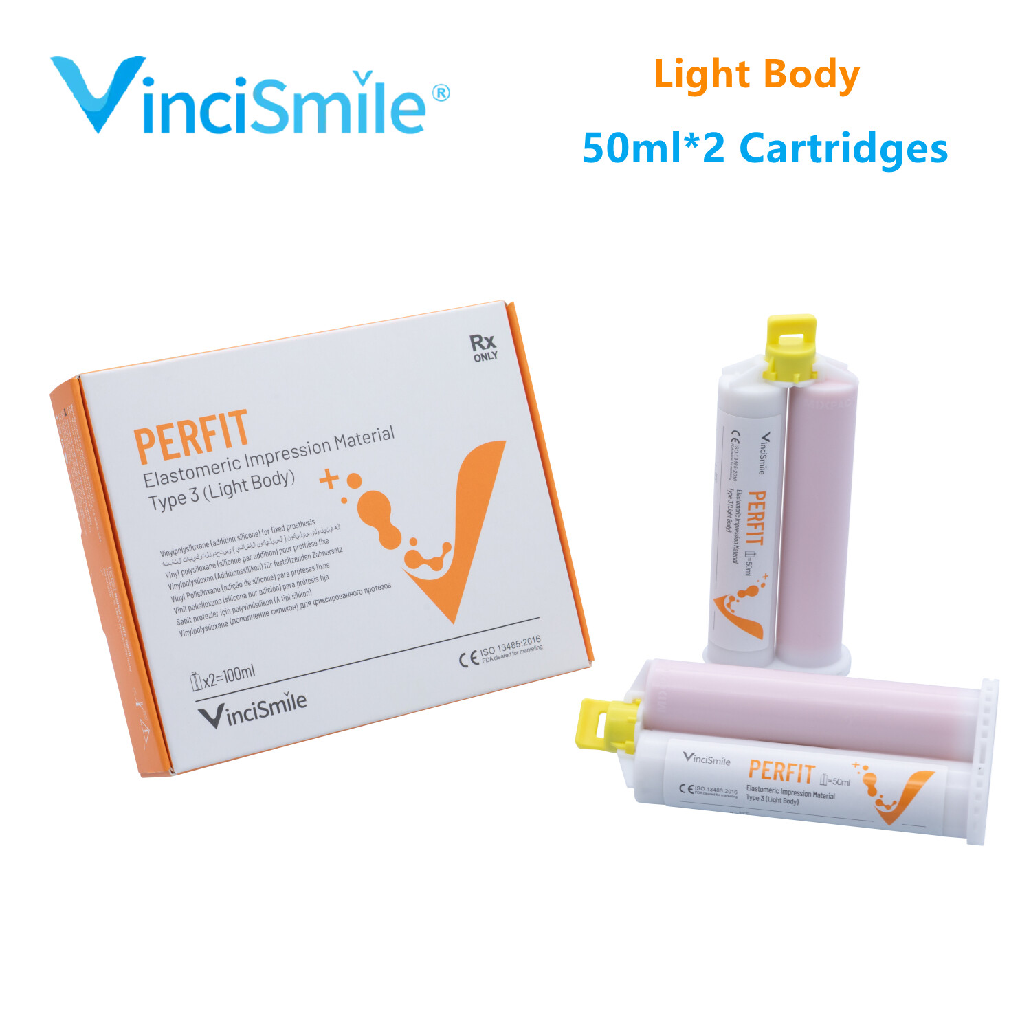 VPS Dental Impression Material Putty Heavy/Regular/Light Body-Fast/Normal Set