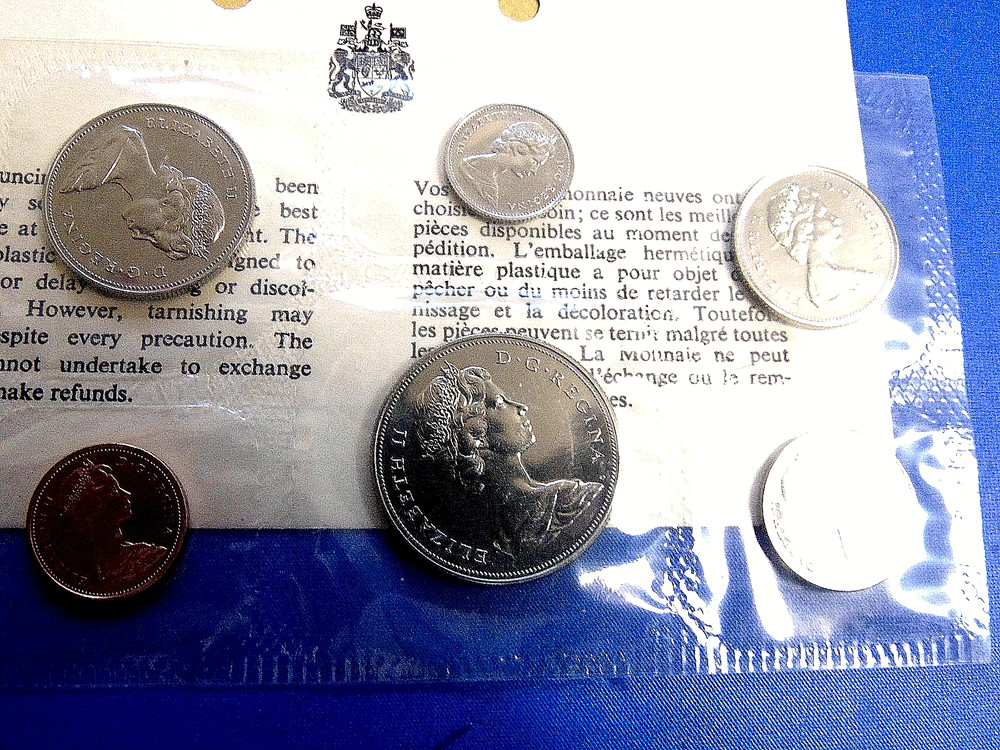 1970 Canada Centennial PL proof like coin SET UNC