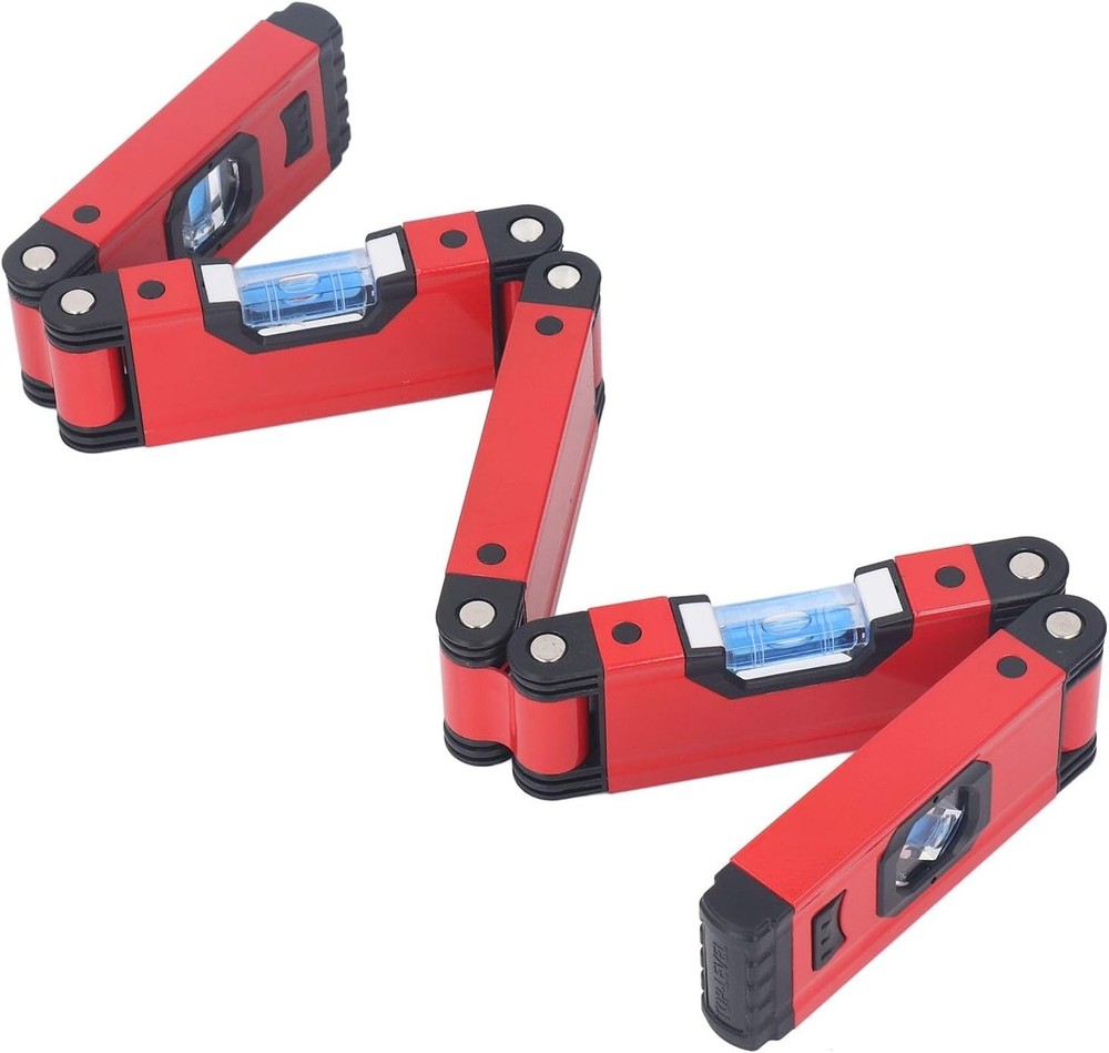 Multi-function Foldable Level Measuring Tool 28" Magnetic Level Easy to Read New
