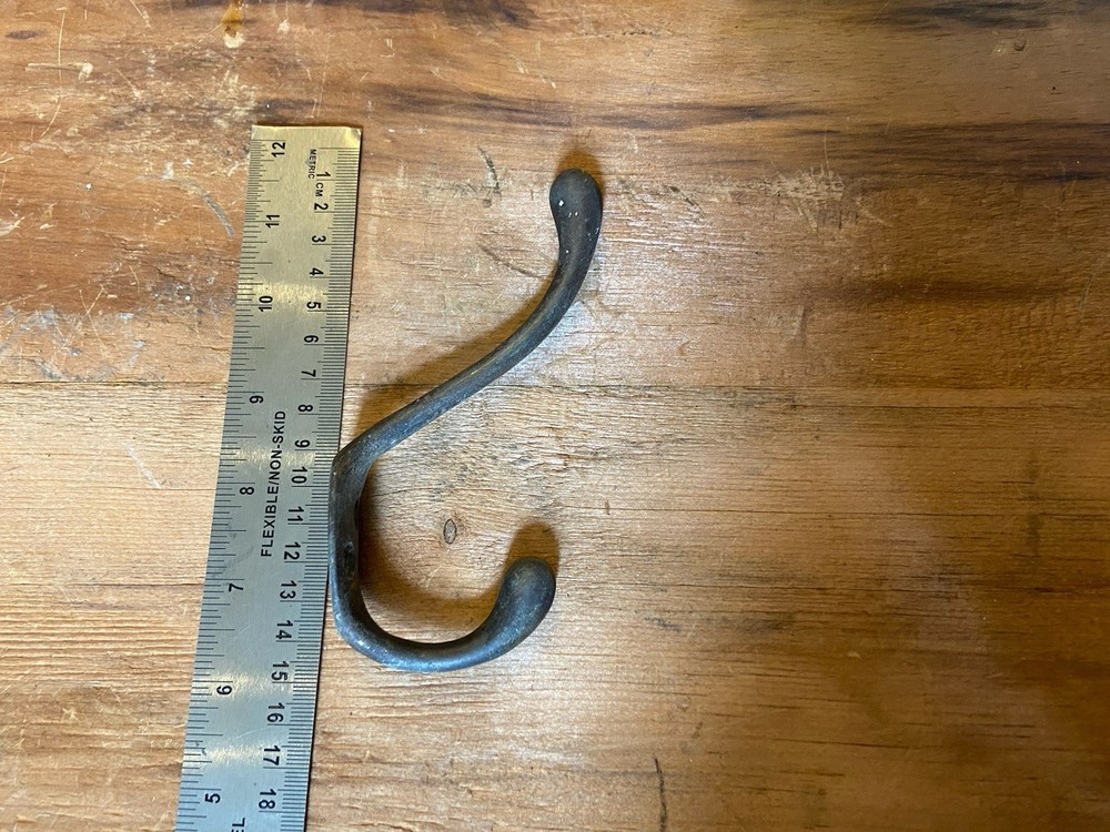 Old vintage Metal coat bag Hook