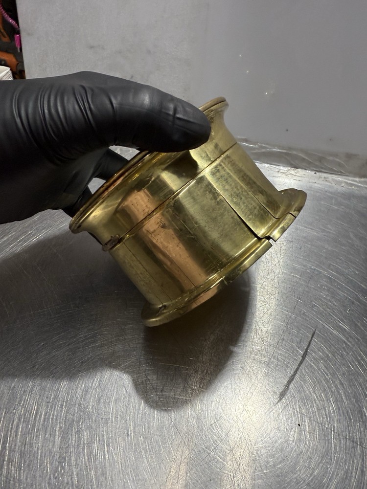 Brass Hamilton Electronic Quartz Maritime Ship's Bell Clock Does Not Run