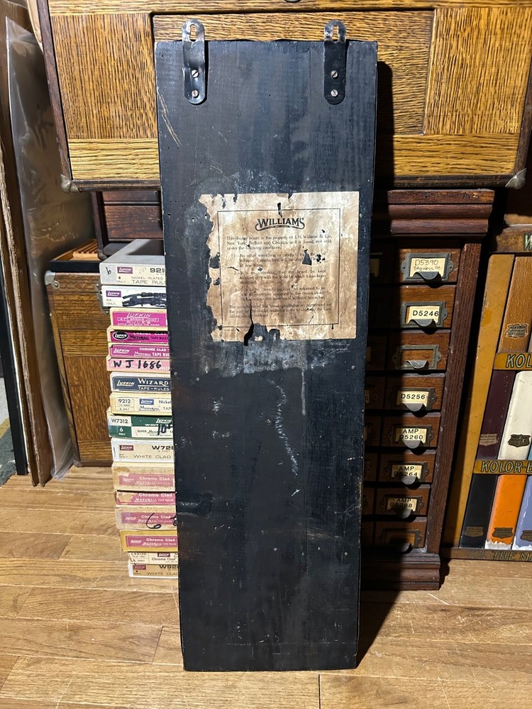 VINTAGE JH WILLIAMS TOOL DISPLAY