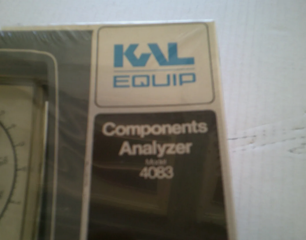 NOS KAL EQUIP Engine Analyzer w/Probes & Instructions Model #4083 ELECTRONIC