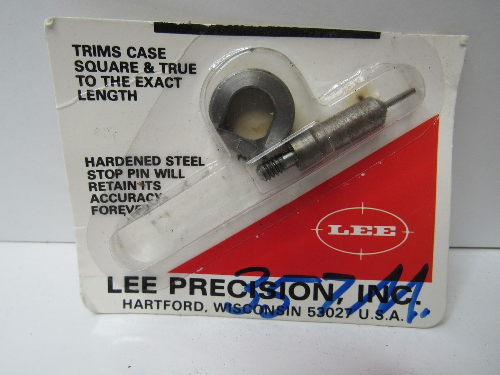 Lee Precision Trims Case Square & True Length Gauge 357 Max NEW!! # 91316 #GN