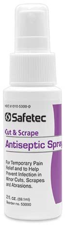 Shield Safety - Antiseptic Spray 2 oz- 3 ctF